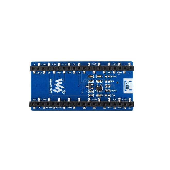 0.96inch LCD Display Module for Raspberry Pi Pico, 65K Colors, 160×80, SPI - 2