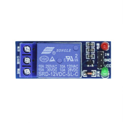 1 Channel 12 V Relay Board - Low Level Trigger - 3