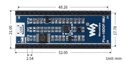 10-DOF IMU Sensör Modülü (Raspberry Pi Pico - ICM20948 ve LPS22HB Çip) - 4
