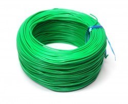 100 Metre Tek Damarlı Montaj Kablosu 24 AWG - Yeşil 