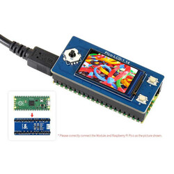 1.14inch LCD Display Module for Raspberry Pi Pico, 65K Colors, 240×135, SPI - 1