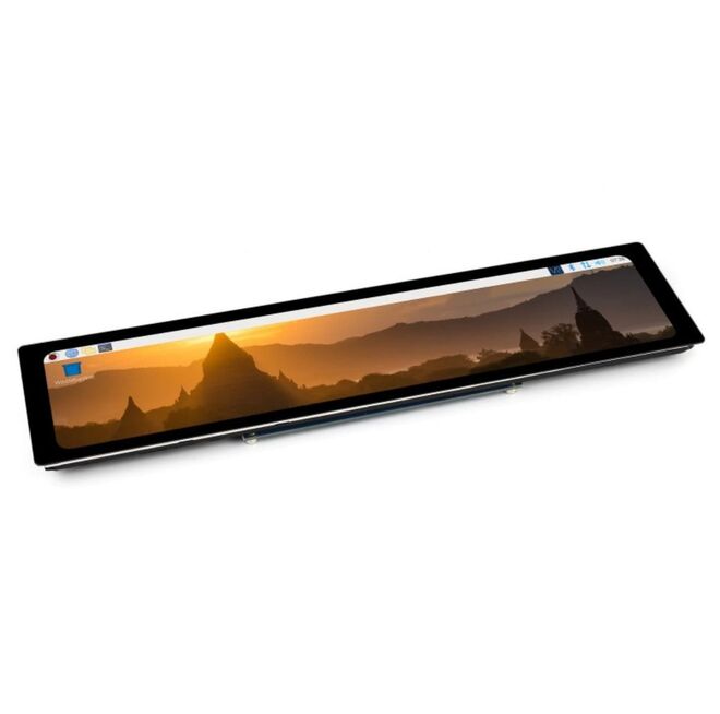 11.9inch Capacitive Touch LCD Display Module - 320×1480 Pixel HDMI IPS Toughened Hard Glass Cover - 1