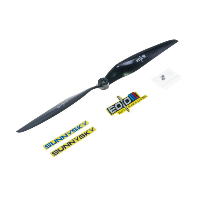 12x6.5 Black Drone Propeller (Single) - 2