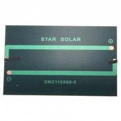  Güneş Paneli - Solar Panel 1.5V 500mA 110x70mm - 5