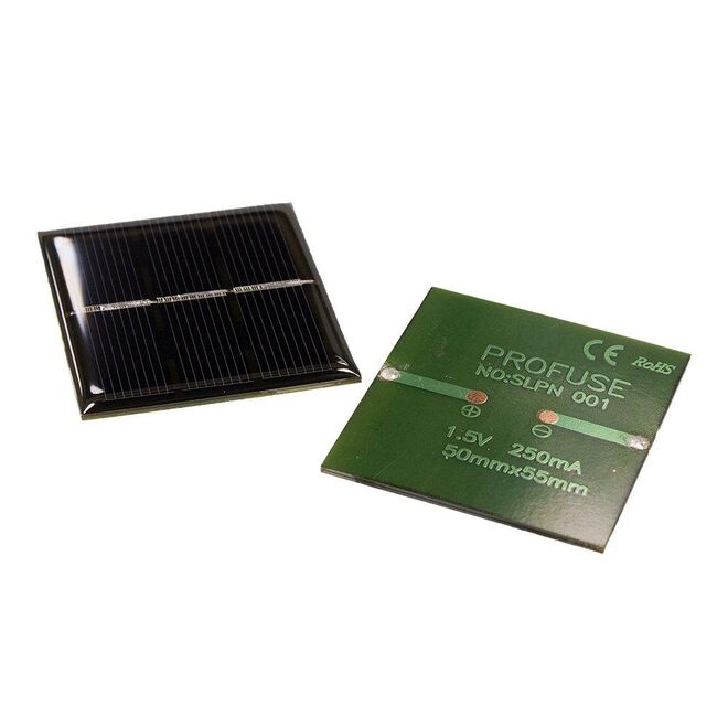 Güneş Paneli - Solar Panel 1.5V 250mA 50x55mm - 3