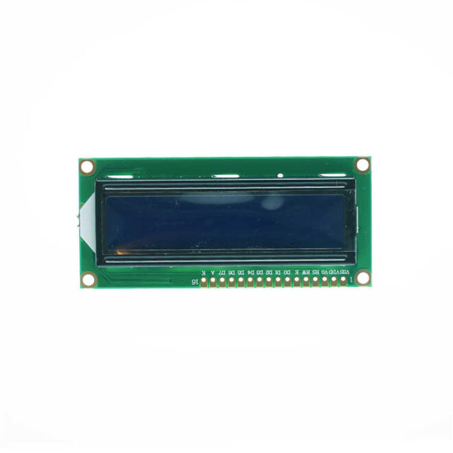 16x2 LCD Display - Blue Display with I2C Solder - 2