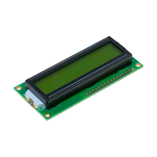 2x16 LCD Ekran - Yeşil Üzerine Siyah - TC1602A - 1
