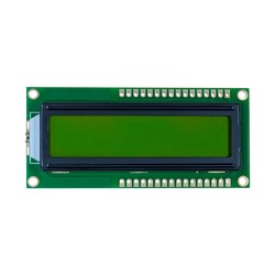 2x16 LCD Ekran - Yeşil Üzerine Siyah - TC1602A - Thumbnail