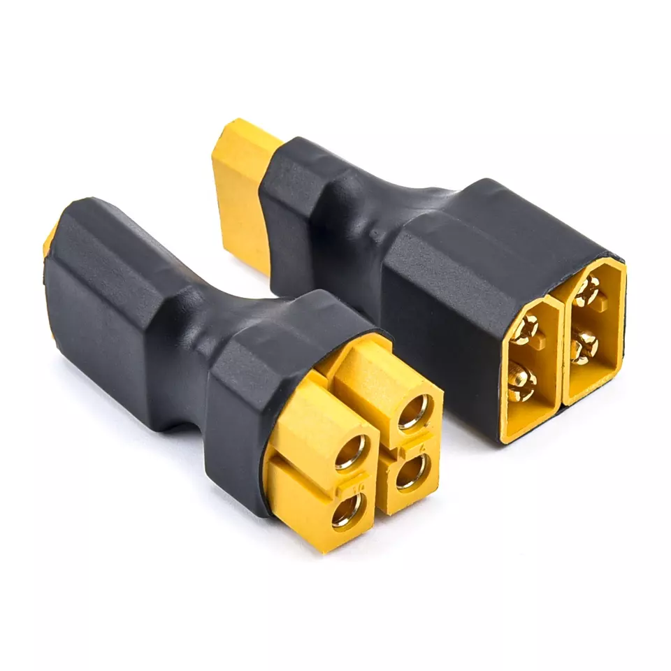 2 Female to 1 Male Converter XT60 Connector - 1