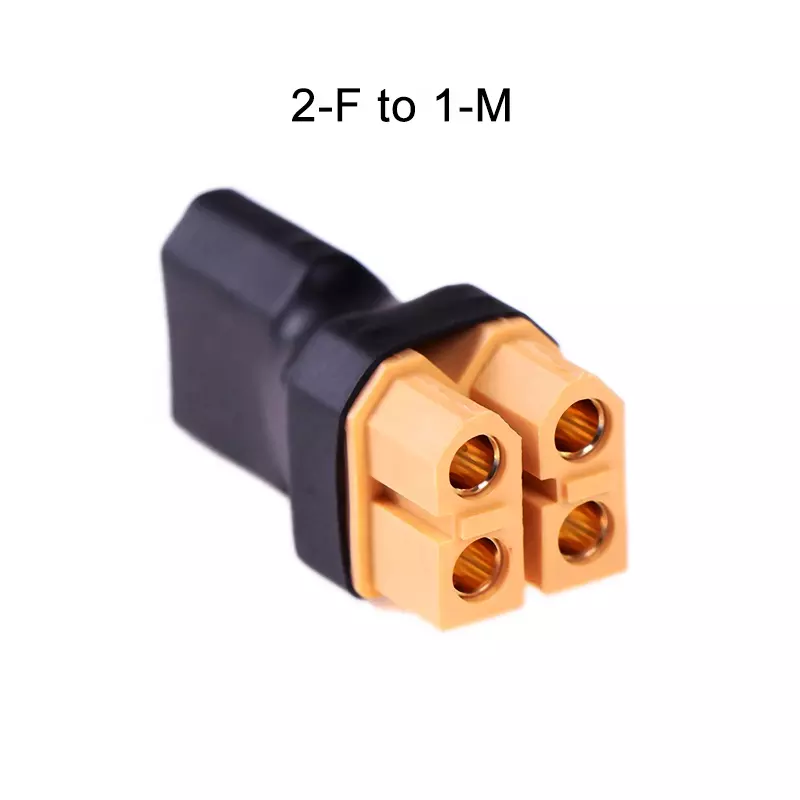 2 Female to 1 Male Converter XT60 Connector - 2