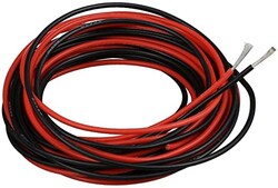 20 AWG 1 Metre Siyah ve Kırmızı Silikon Kablo 