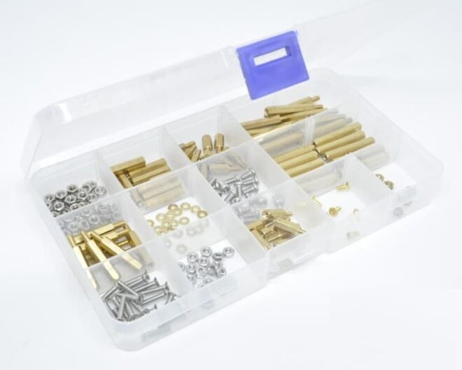 200 Pieces Screw Set - Boxed with Compartment - 1