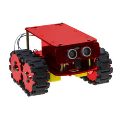 2024 Model Mini Paletli Robot Platformu ( Elektronikli) - Yılbaşı Özel Kırmızı Platforma 
