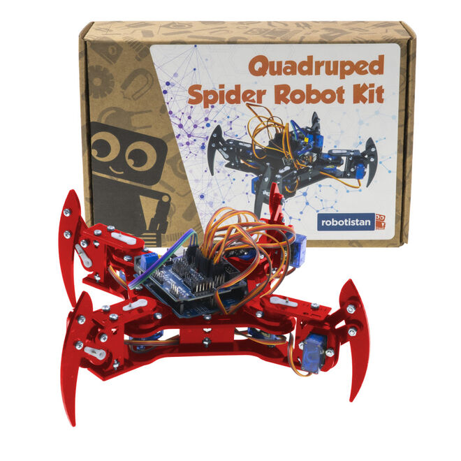 2024 Model Discovery Serisi Örümcek Robot - Kırmızı Örümcek - 1