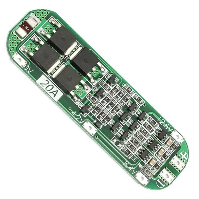 20A 18650 Lithium Battery Protection Board - 11.1V 12.6V (Over Charge - Discharge and Over Current Protection) - 1