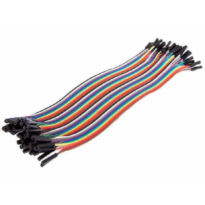 20cm 40 Pin F-F Jumper Wires - 4