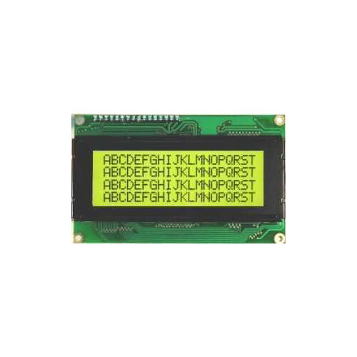 4x20 LCD Ekran, Yeşil Üzerine Siyah - 1