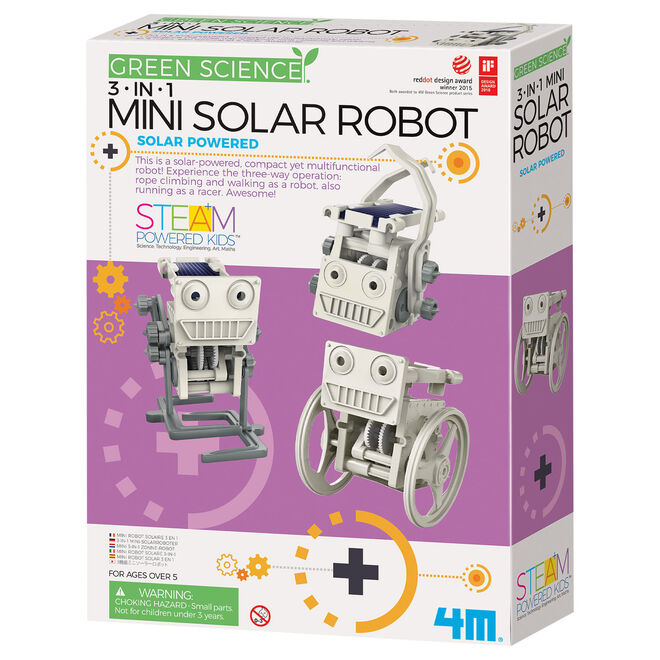 3 in 1 Mini Solar Robot Kit - 1