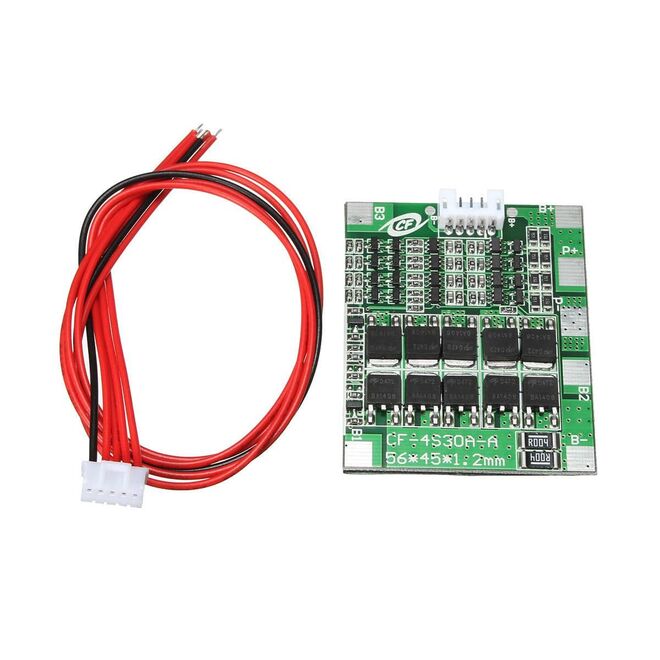 30A 18650 Lithium Battery Wired Protection Board - 14.8V 16V (Over Charge - Discharge and Over Current Protection) - 1