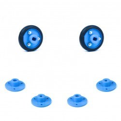 30x8mm Blue Wheel Set - 1