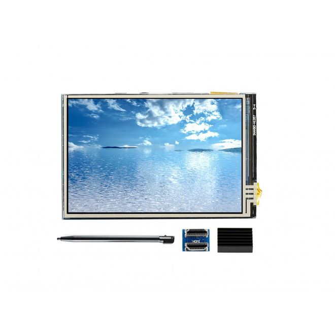 WaveShare 3.5 Inch HDMI Resistive Dokunmatik LCD - 480x320 (C) - 6