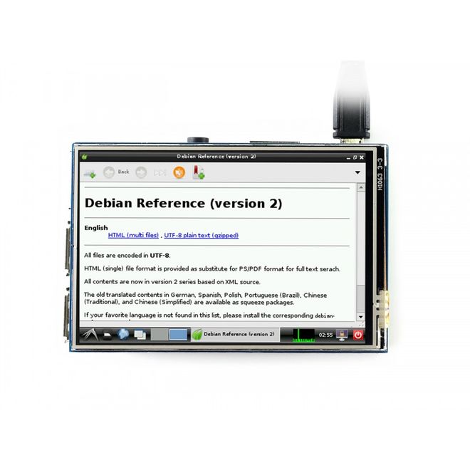 WaveShare 3.5 Inch Rezistif Dokunmatik LCD Ekran - 480x320 (B) - 5
