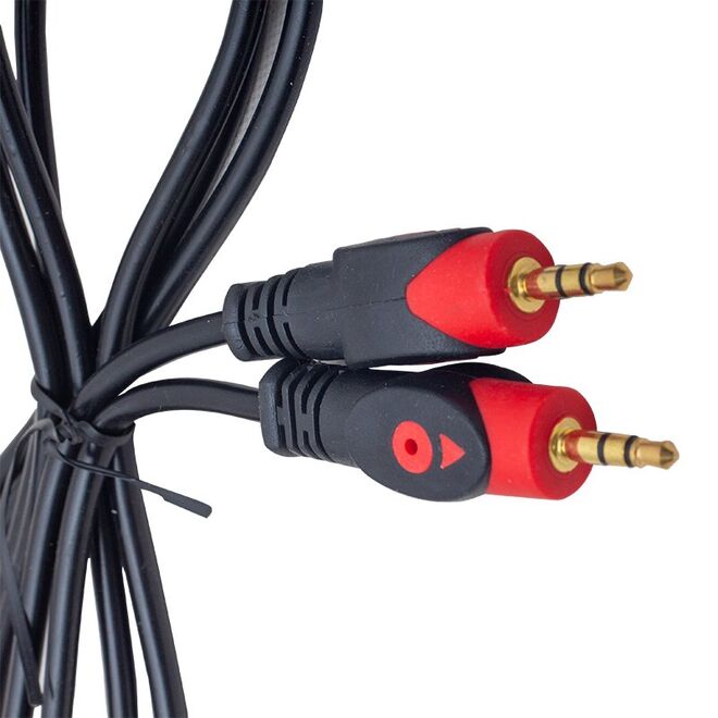 3.5 MM Male / Male 1.5 Mt Stereo AUX Cable with Box - 2