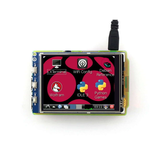 3,2'' Raspberry Pi Touch LCD Display (Primary Display) - 1
