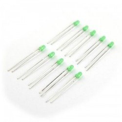 3mm Green Led Package - 10 