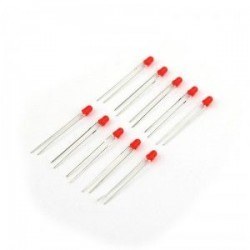 3mm Red Led Package - 10 