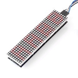 4 8x8 Red Dot Matrix Board - 1