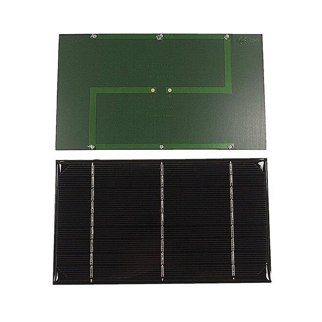 Güneş Paneli - Solar Panel 4.5V 500mA 93x160mm - 4