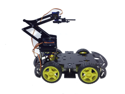 4WD Robotic Arm Pro Platform Compatible with Arduino - 4