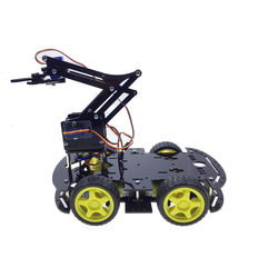 4WD Robotic Arm Pro Platform Compatible with Arduino - 1