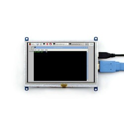 WaveShare 5 Inch HDMI Rezistif Dokunmatik LCD Ekran - 800x480 (B) - 6