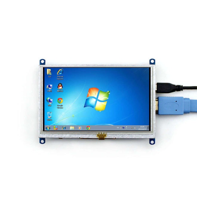 WaveShare 5 Inch HDMI Rezistif Dokunmatik LCD Ekran - 800x480 (B) - 7