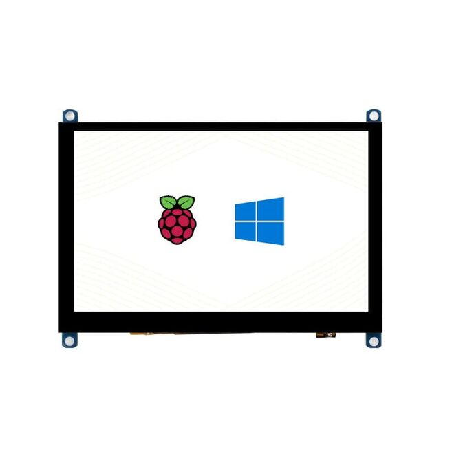5inch Capacitive Touch LCD (H) Display Module - 800×480 Pixel HDMI - Slimmed Version - Toughened Glass Panel - Low Power - 1