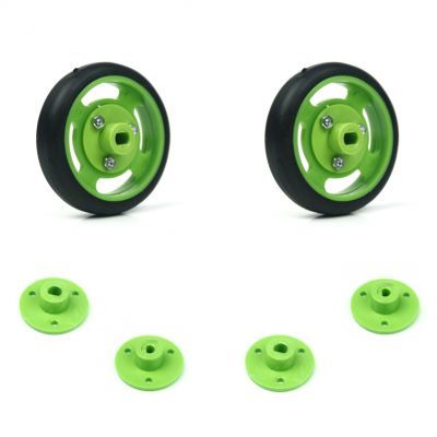 50x11mm Green Wheel Set - 1