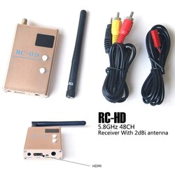5.8 Ghz 48 Kanal FPV RC-HD Receiver (AV and HDMI Output) - 4