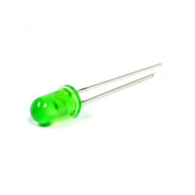 5 mm Yeşil Led Paketi - 10 Adet