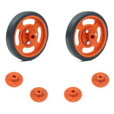 60x11mm Orange Wheel Set - 1