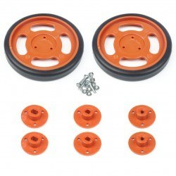 70x11mm Orange Wheel Set - 2