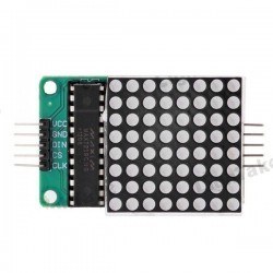 8x8 Red Dot Matrix Board - 3