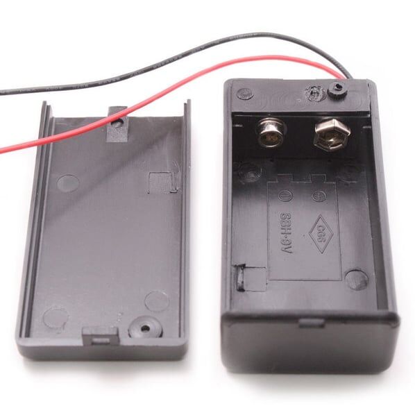 9V Battery Housing(Covered and Switched) - 2