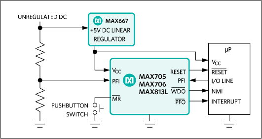 max705 - dip8 entegre örnek proje