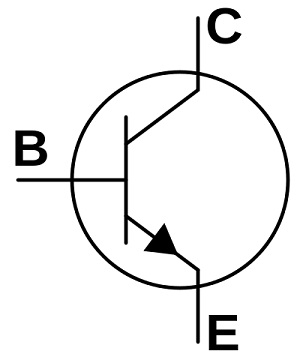 npn transistör sembolü
