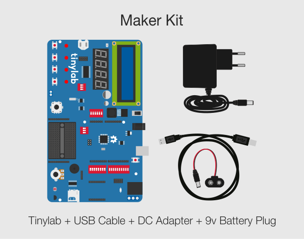 Tinylab Maker Kit İçeriği