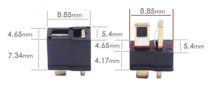 Mini T Plug boyutlar