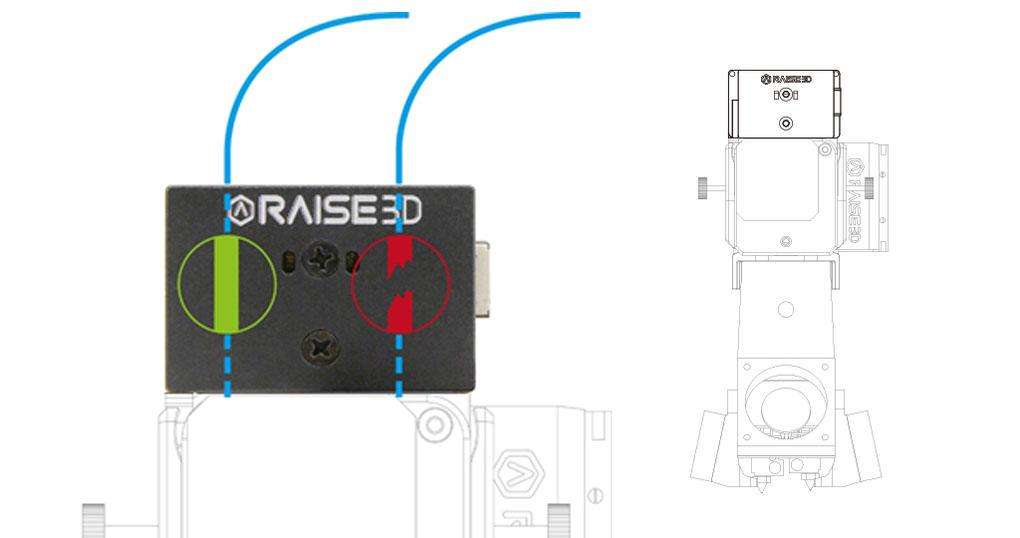 Raise3D Pro2 filament sensörü