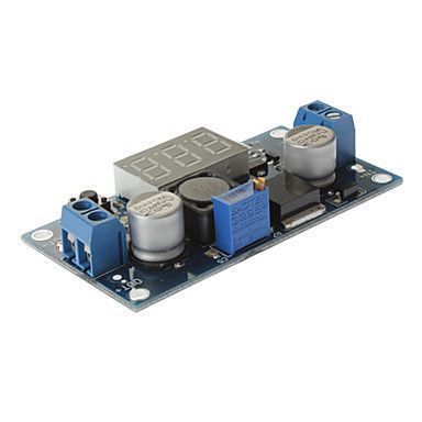 Adjustable 3A Step-Down Voltage Regulator LM2596 With 7 Segment Displays - 2